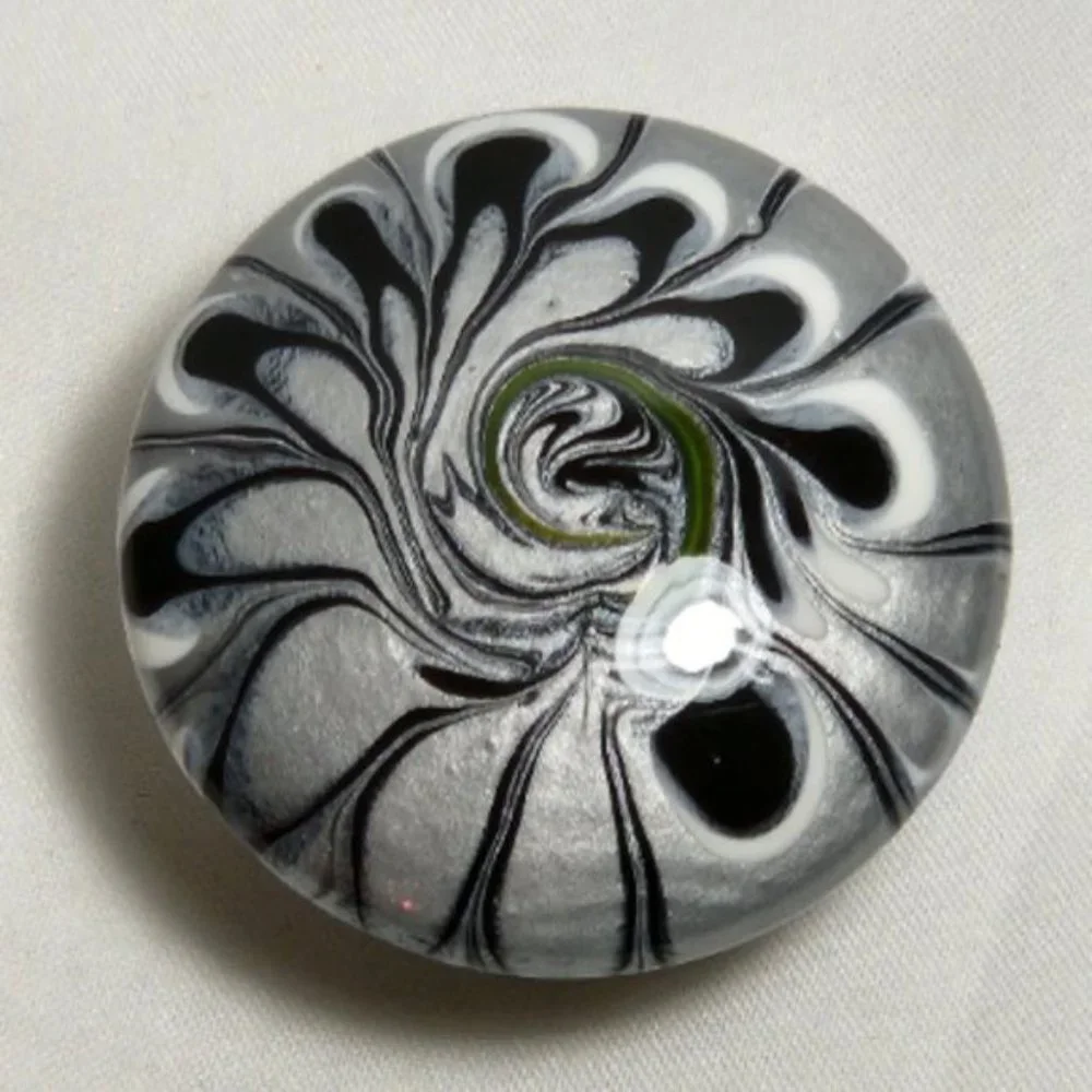Hand Crafted Cabinet Door Knobs Hand Painted Flowers Black Silver White Yellow